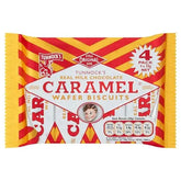 Tunnock's Real Milk Chocolate Caramel Wafer Biscuits 4 x 30g (Case of 20)  Adomoo